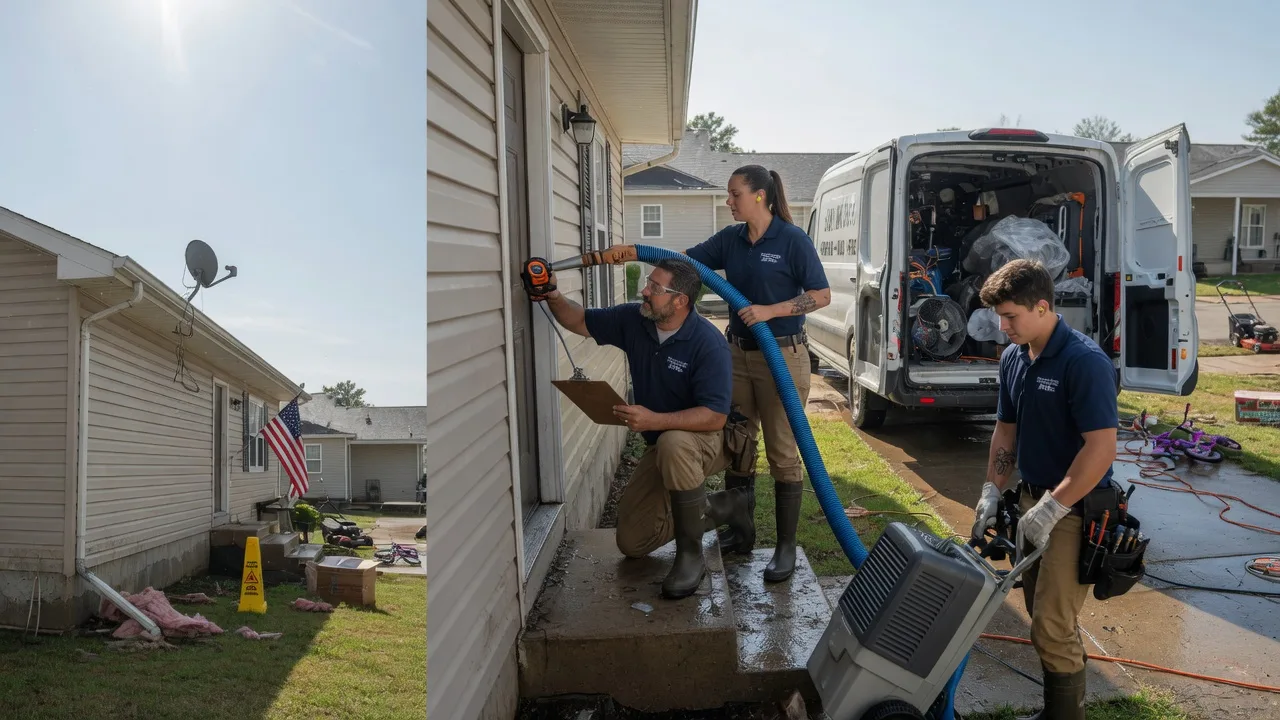 Ceiling Water Damage Restoration in Langlois, OR near me